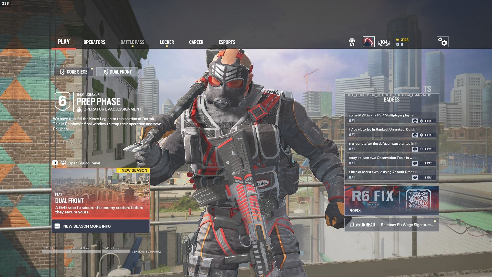 Siege X Test Server (Image via Sportskeeda Gaming || Ubisoft)